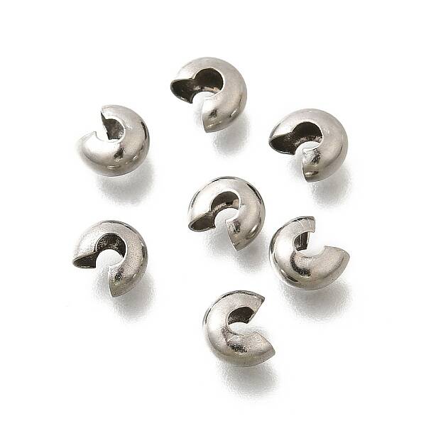 304 Stainless Steel Crimp Beads Covers
