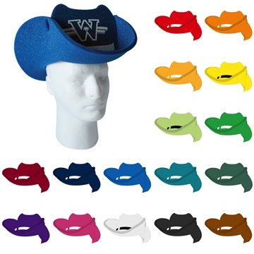 100 Promotional Cowboy Hat Visor - Foam