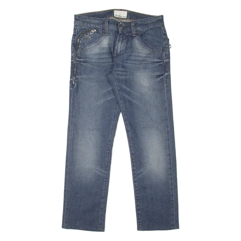 ENERGIE Mens Jeans Blue Regular Straight Stone Wash W30 L27