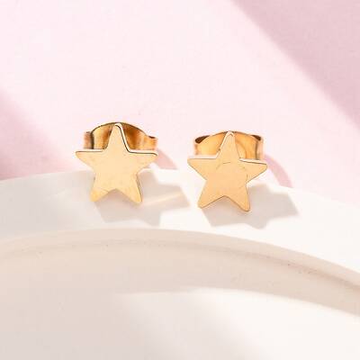 Ion Plating(IP) 304 Stainless Steel Ear Studs
