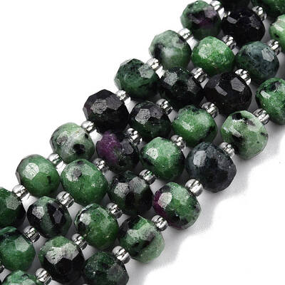 Natural Ruby Zoisite Beads Strands
