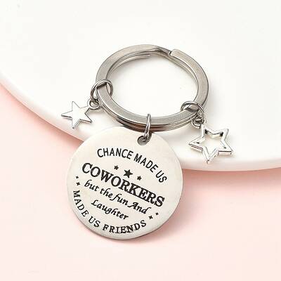 Alloy & 304 Stainless Steel Keychain
