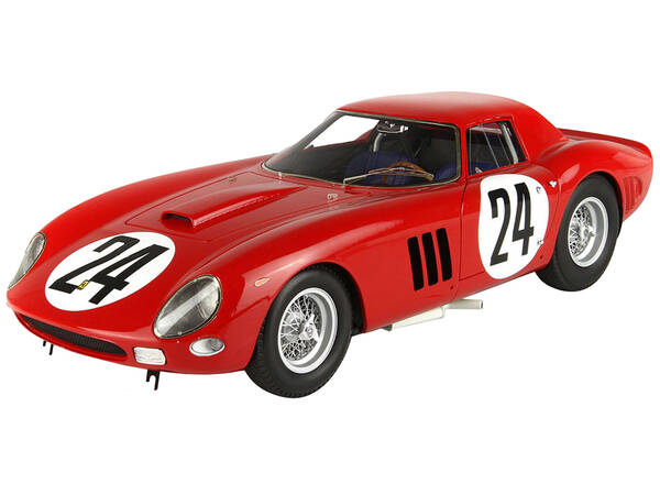 Ferrari 250 GTO #24 Lucien Bianchi - Beurlys (Jean Blaton) 24 Hours of Le Mans (1964) with DISPLAY CASE Limited Edition to 25...
