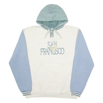 SUN TRIANGLE San Francisco Mens Grey Hoodie USA L