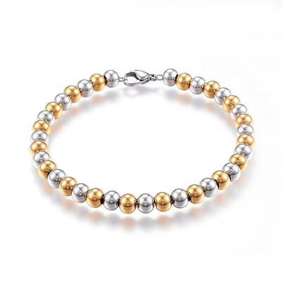 201 Stainless Steel Ball Chain Bracelets