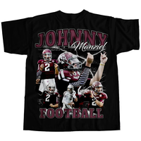 Johnny Manziel Football Shirt, Vintage 90s Graphic Style Johnny Manziel Tshirt, Football Shirt, Sport T-shirt, Gift For Fans.