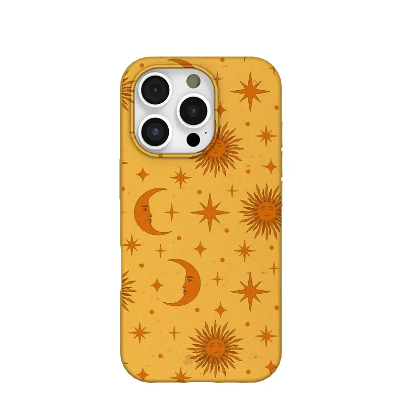Honey Sun and Moon iPhone 16 Pro Case