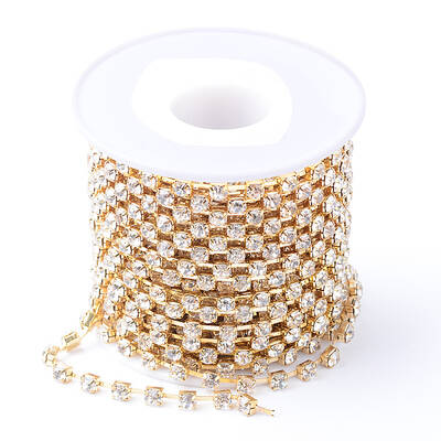 Iron Rhinestone Strass Chains