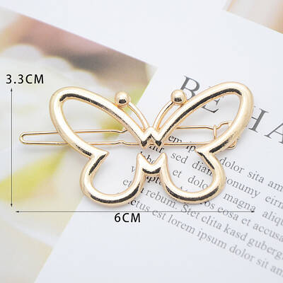 Alloy Geometric Hair Barrettes
