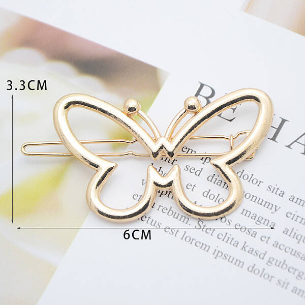 Alloy Geometric Hair Barrettes