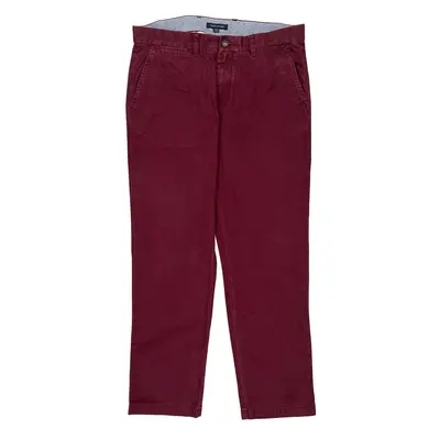 Tommy Hilfiger Chinos - 36W 30L Burgundy Cotton
