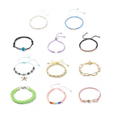 Braided Bead Bracelet