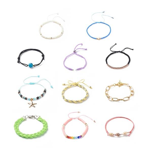 Braided Bead Bracelet