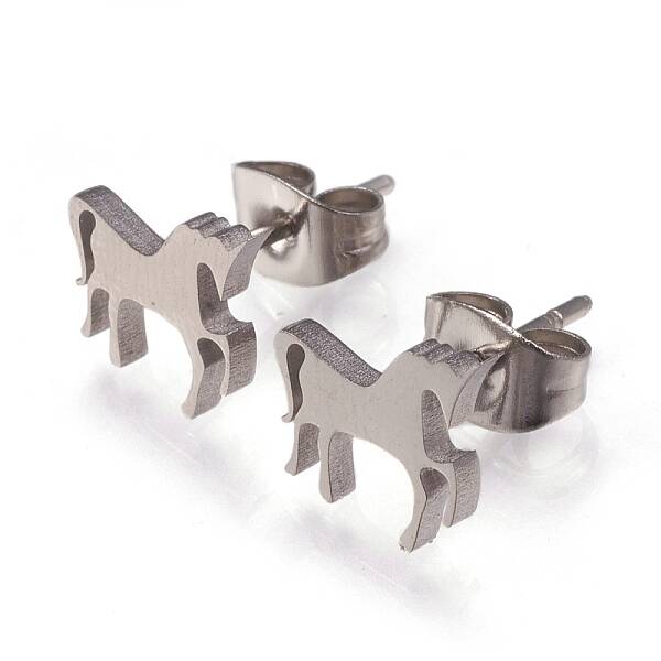 Tarnish Resistant 304 Stainless Steel Stud Earrings