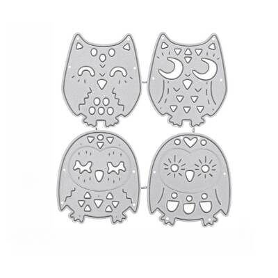 Owl Pattern Carbon Steel Cutting Dies Stencils