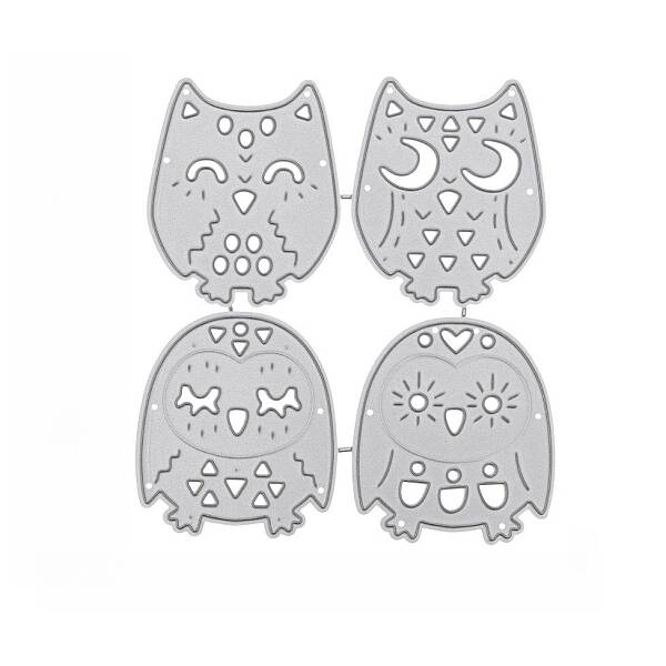 Owl Pattern Carbon Steel Cutting Dies Stencils