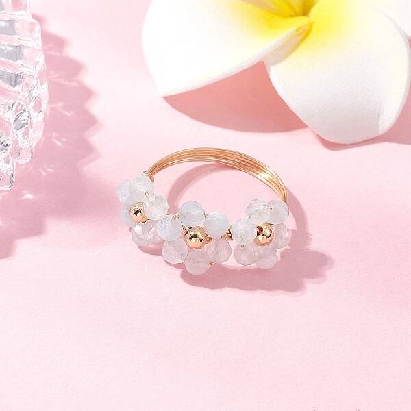 Natural Aquamarine Finger Rings