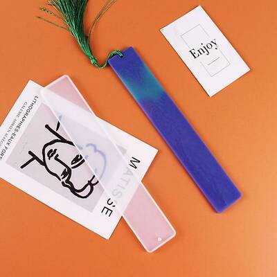 DIY Rectangle Musical Instruments Bookmark Silicone Molds