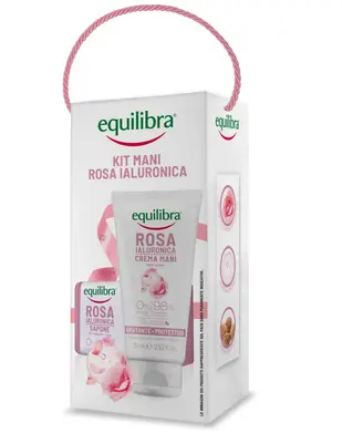 Hands Set Equilibra Hyaluronic Rose