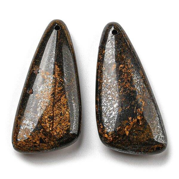 Natural Bronzite Pendants
