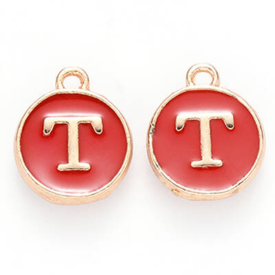 Golden Plated Alloy Enamel Charms