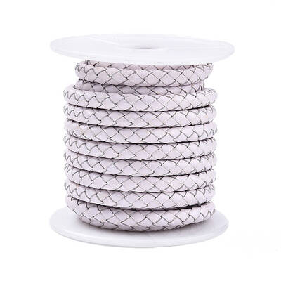 Braided Cowhide Leather Cord