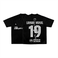 Lamine Yamal T-Shirt Soccer Fan Shirt Graphic Tee Casual Wear Gifts for Him Sportswear Unisex Apparel Oversized Heavyweight C...