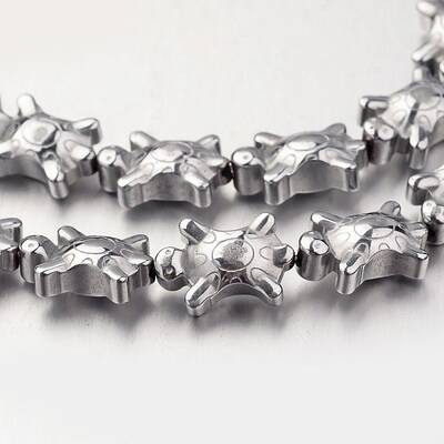 Electroplate Non-magnetic Synthetic Hematite Bead Strands