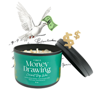 Money Drawing 8 oz Spell Candle, spell scented oil candle Aroma Decoration