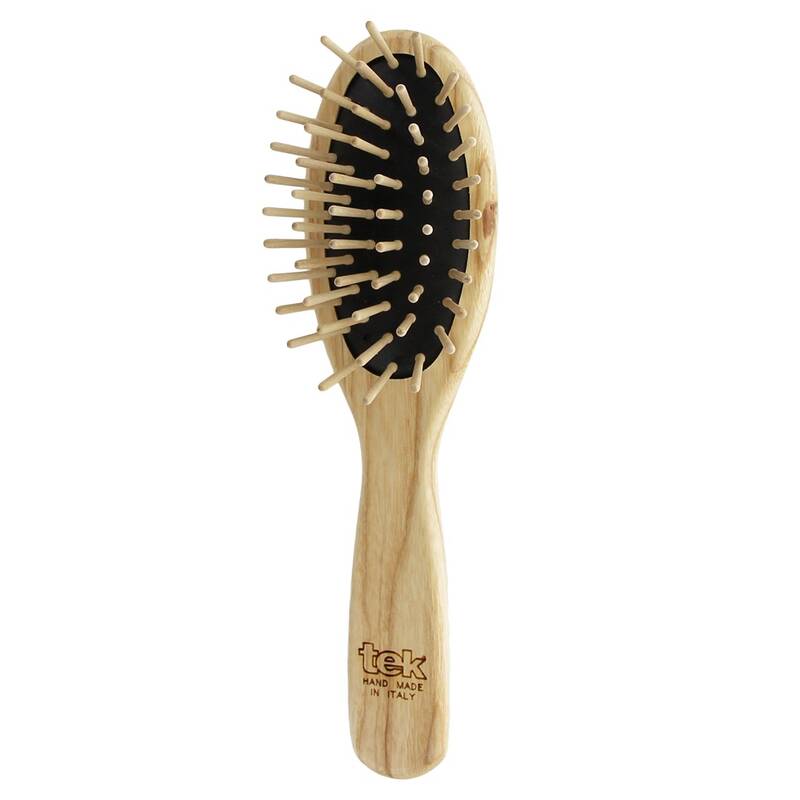 Tek - Travel Size Oval Brush | Gentle on Scalp & Hair