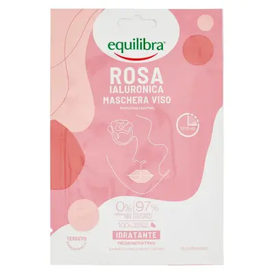 Equilibra Hyaluronic Rose Single Dose Face Mask