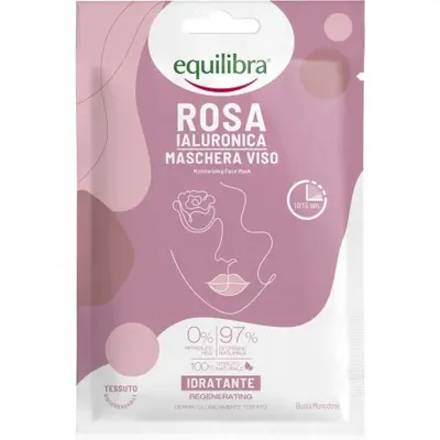 Equilibra Hyaluronic Rose Single-Dose Moisturizing Face Mask