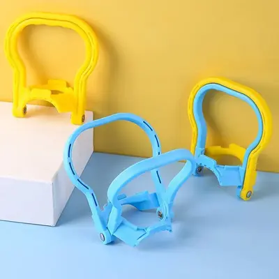 2 Pack 5 Gallon Water Bottle Holder Purified Drinking Water Jug Caps Carrier Lift Labor Energy Saving Ergonomic Grip Handle C...