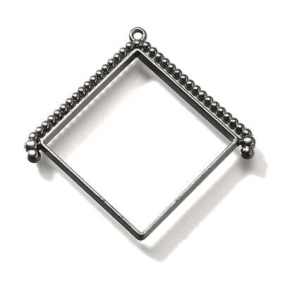 Alloy Open Back Bezel Pendants