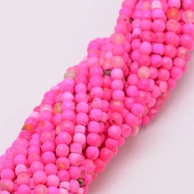 Natural Fire Crackle Agate Beads Strands