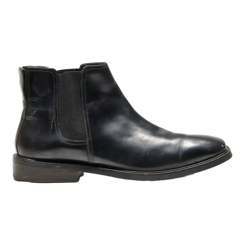COLE HAAN Chelsea Boots Black Leather Mens UK 10