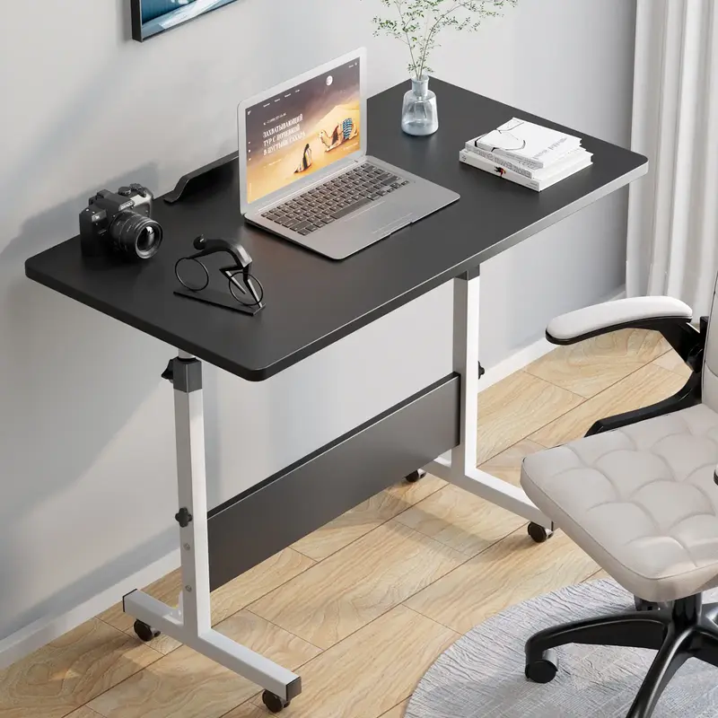 【Back To School】 Height Adjustable Standing Desk,Stand up Desk Modern Adjustable Desk Sit to Stand Desk Portable Laptop D...