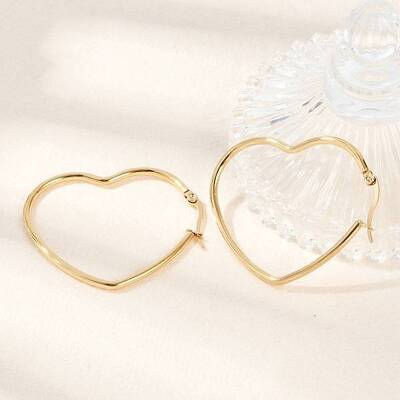 201 Stainless Steel Hoop Earrings