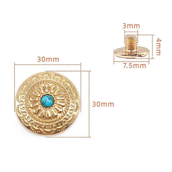 Alloy Decorative Buttons