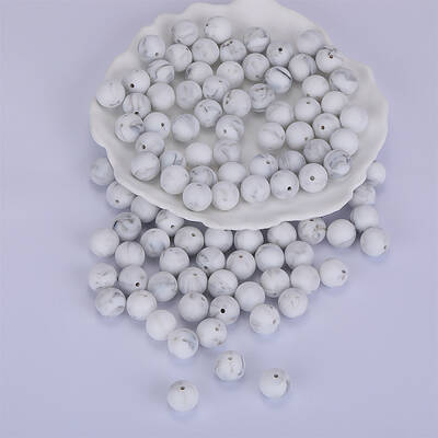 Round Silicone Focal Beads