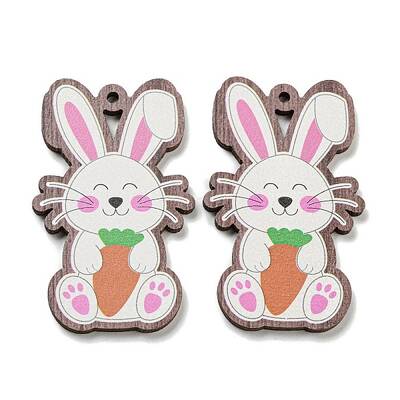 Single Face Printed Wood Big Pendants
