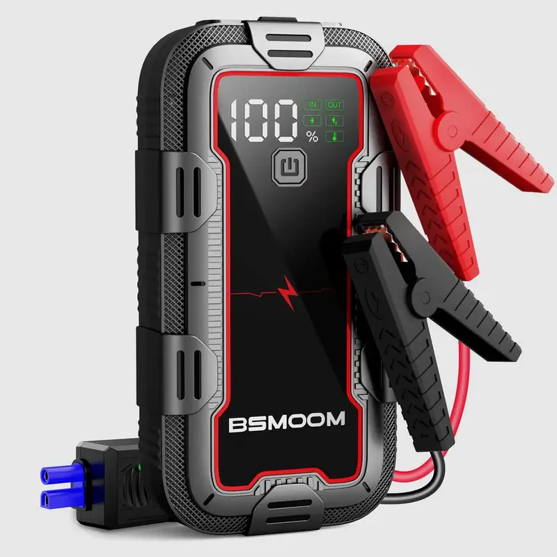 Portable Car Battery Jump Starter, 4000a Peak Start Box, Super Safe Car Start Battery Pack, Extended Smart Fast Charging Car ...