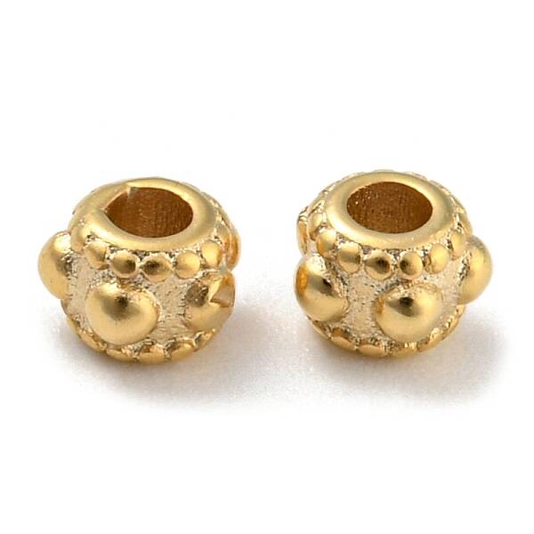 Rack Plating Eco-friendly Brass Beads
