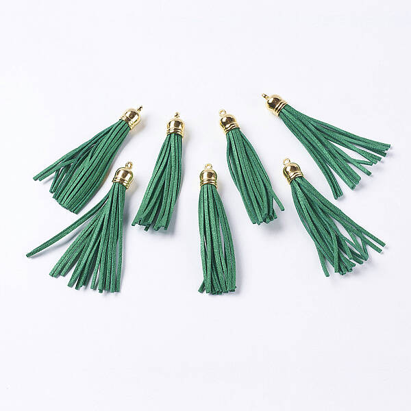 Faux Suede Tassel Big Pendant Decorations