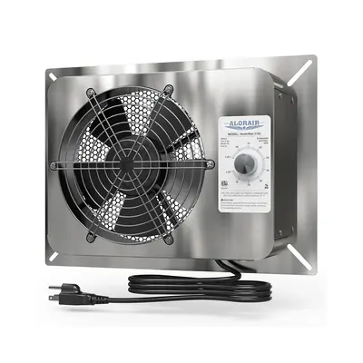 AlorAir 570CFM Stainless Steel Crawl Space Fan | VentirMax 570S