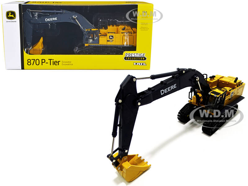 John Deere 870 P-Tier Excavator Yellow and Gray \