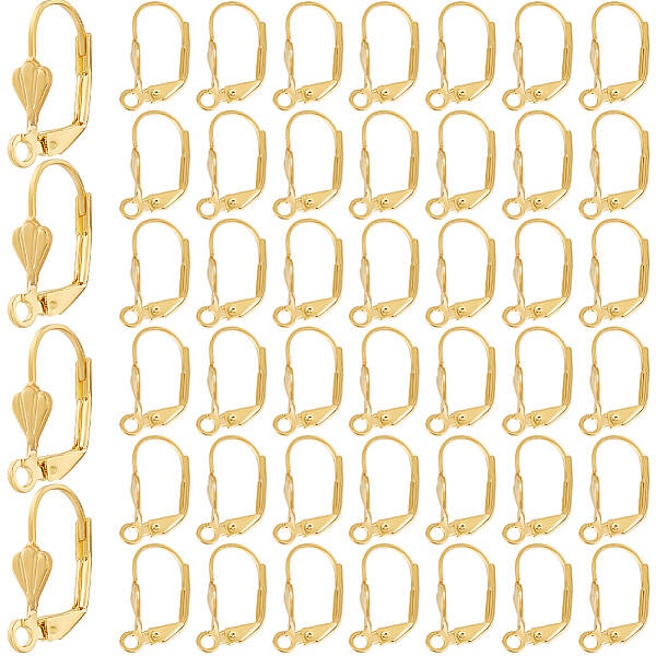 200Pcs Brass Leverback Earring Findings