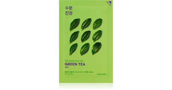 Holika Holika Pure Essence Green Tea Nourishing Sheet Mask For Sensitive And Reddened Skin 23 Ml
