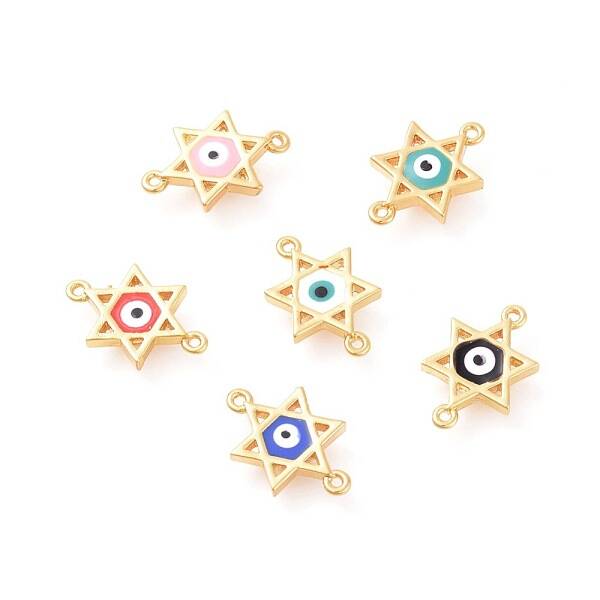 Brass Enamel Links connectors