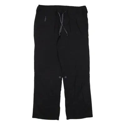 THE NORTH FACE Trousers Black Relaxed Straight Nylon Womens W32 L29